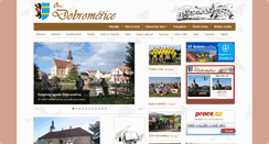 Desktop Screenshot of dobromerice.cz